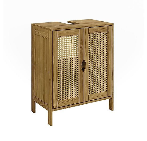 Vicco Waschbeckenunterschrank Liora, Bambus, 48 x 60 cm (1-St) günstig online kaufen