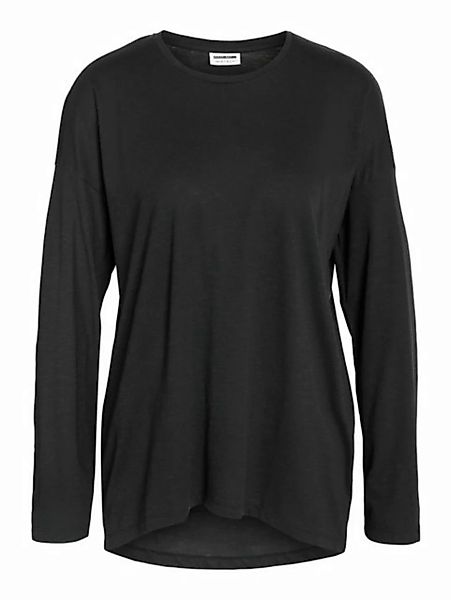 Noisy may T-Shirt Lockeres Basic Langarm Oberteil Übergröße NMMATHILDE 5818 günstig online kaufen