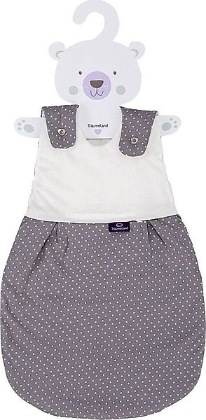 Träumeland Babyschlafsack Außenschlafsack Pünktchen grau (1 tlg) günstig online kaufen