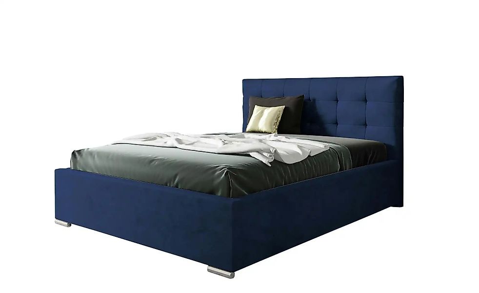 Polsterbett 160x200 Rosa   ¦ blau ¦ Maße (cm): B: 180 H: 110 Betten > Komfo günstig online kaufen