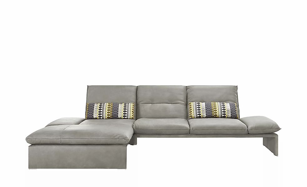 KOINOR Leder-Ecksofa  Humfrey ¦ grau ¦ Maße (cm): B: 314 H: 93 T: 159.0 Pol günstig online kaufen