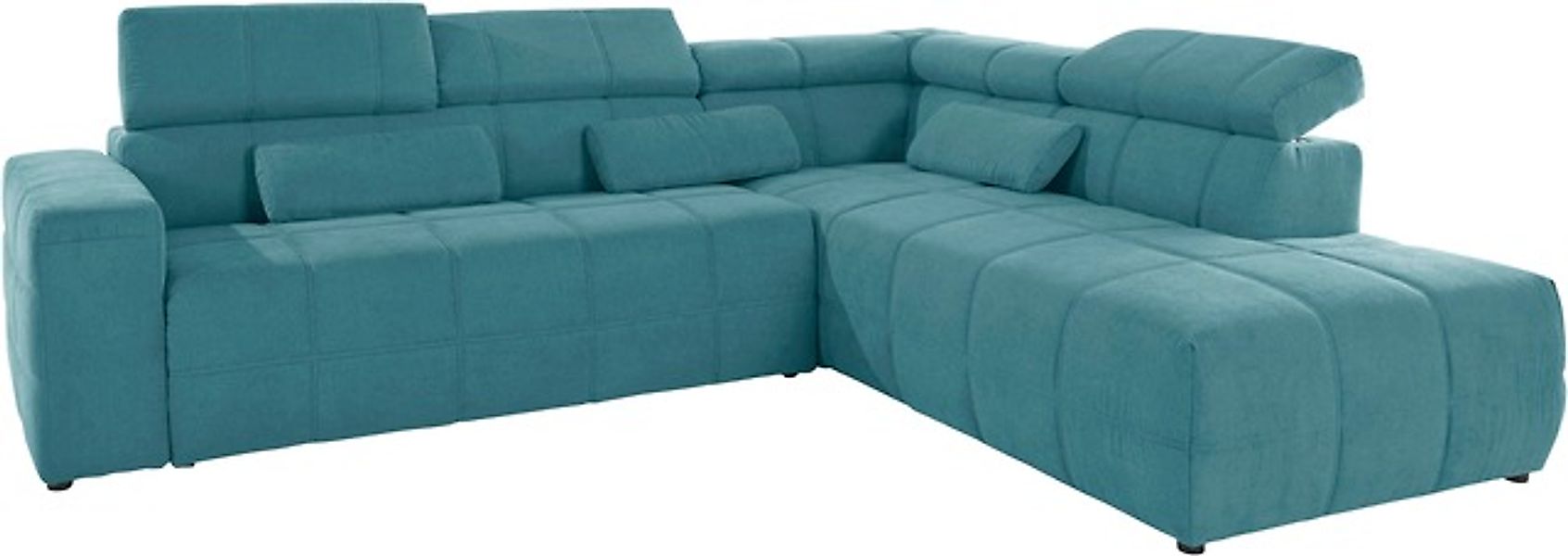 DOMO collection Ecksofa »Brandon L-Form, auch in Leder« inklusive Kopfteilv günstig online kaufen