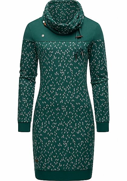 Ragwear Sweatkleid "Chloe Dress", stylisches Langarmkleid mit Ethnomuster günstig online kaufen