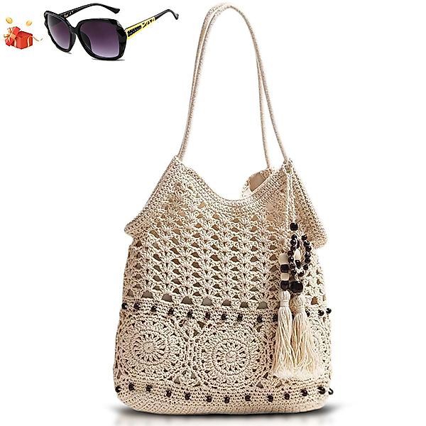 RWEUOQ Strandtasche Women's Straw Bag Strandtasche, günstig online kaufen