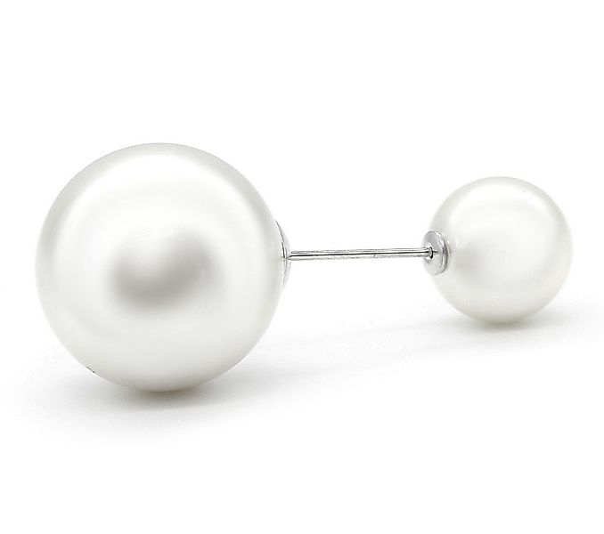 dy_mode Brosche Doppel-Kunstperlen-Brosche – elegante Anstecknadel günstig online kaufen