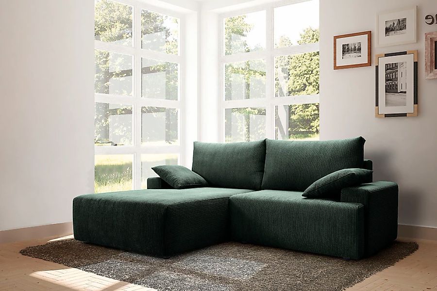 exxpo - sofa fashion Ecksofa "Orinoko, aktuelles Design und hoher Sitzkomfo günstig online kaufen