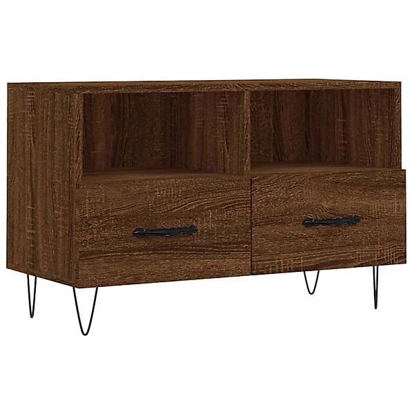 VidaXL TV-Schrank Braun Eichen-Optik 80x36x50 cm Holzwerkstoff  Modell 7 günstig online kaufen