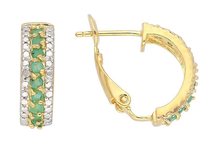 Vivance Paar Ohrstecker Smaragd günstig online kaufen