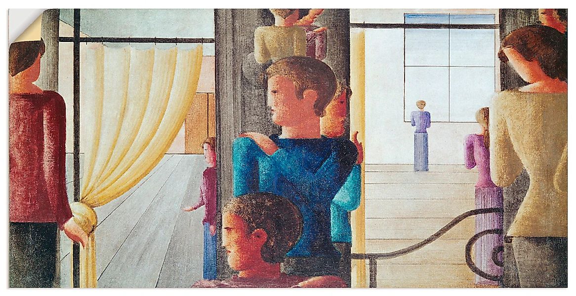 Artland Wandfolie "Zwölfergruppe mit Interieur. 1930", Gruppen & Familien, günstig online kaufen