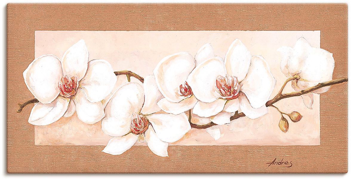 Artland Wandbild "Orchideenzweig" Blumenbilder 1 Stk. tlg. als Alubild, Out günstig online kaufen