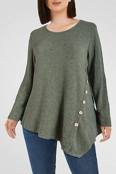 PEKIVESSA Strickpullover Asymmetrischer Pullover Damen langarm (1-tlg) Stri günstig online kaufen