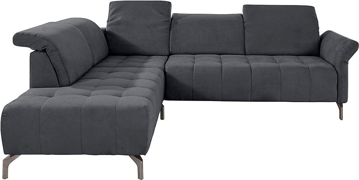 INOSIGN Ecksofa »Fresh L-Form«, Federkern, wahlweise Kopfteilverstellung un günstig online kaufen