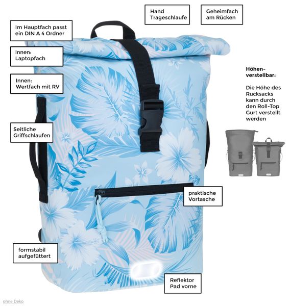ELEPHANT Freizeitrucksack Time Bag aus Plane, günstig online kaufen