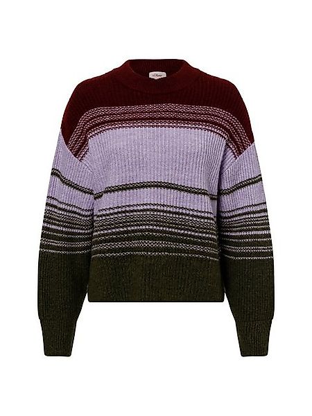 s.Oliver Strickpullover Gestreifter Strickpullover im Relaxed Fit günstig online kaufen