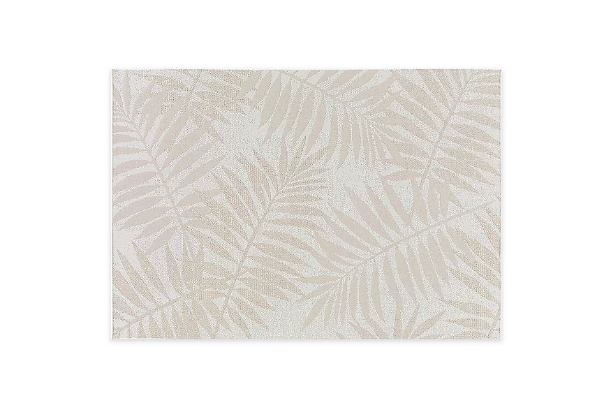 DomDeco Outdoorteppich In- & Outdoor Teppich JORIS, Serie "Palmo", Cream, 1 günstig online kaufen