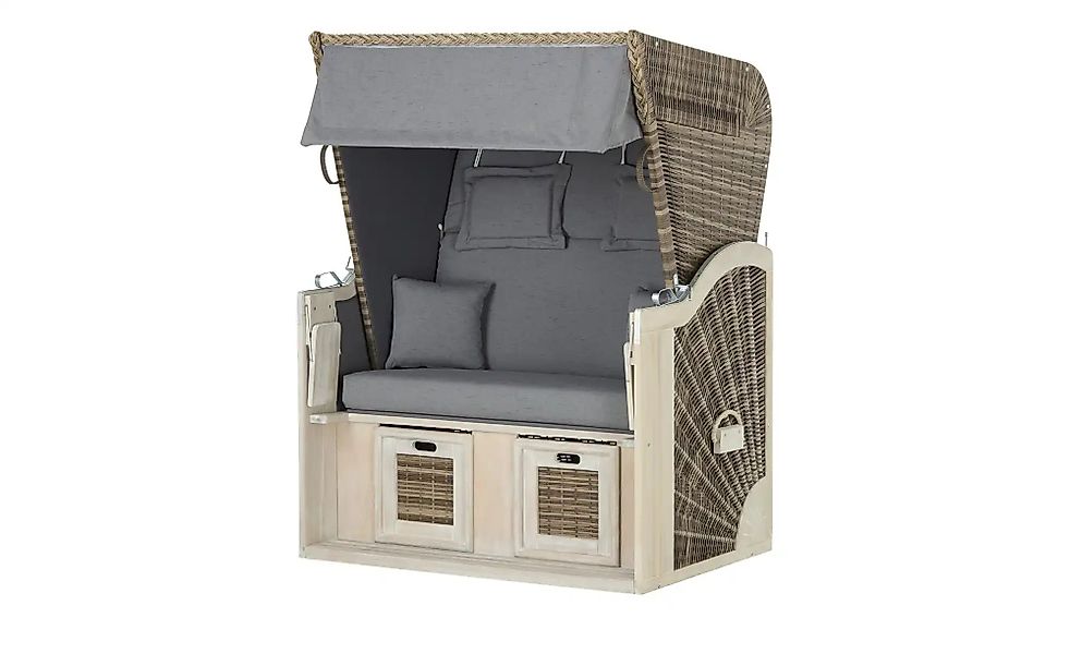 Strandkorb  Husum ¦ braun ¦ Maße (cm): B: 125 H: 170 T: 90.0 Garten > Garte günstig online kaufen