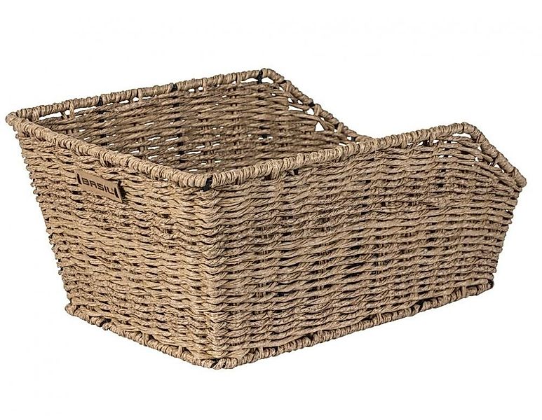 Basil Fahrradkorb Basil Hinterradkorb Cento Rattan Look seegras 47x34x22 cm günstig online kaufen