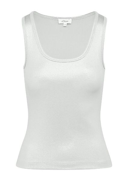 s.Oliver Shirttop - schimmerndes Top mit günstig online kaufen