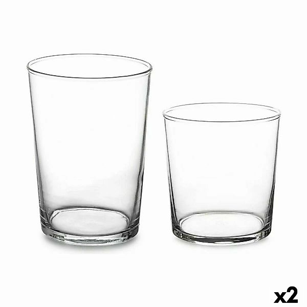 Gläserset Bistro Durchsichtig Glas (380 Ml) (2 Stück) (510 Ml) günstig online kaufen