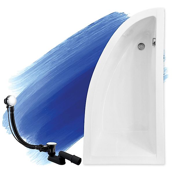 KOLMAN Badewanne Eckbadewanne Praktika 150x70, (Links/Rechts), günstig online kaufen