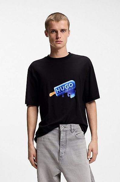 HUGO Blue T-Shirt Noglasy mit Rundhals, regular fit günstig online kaufen