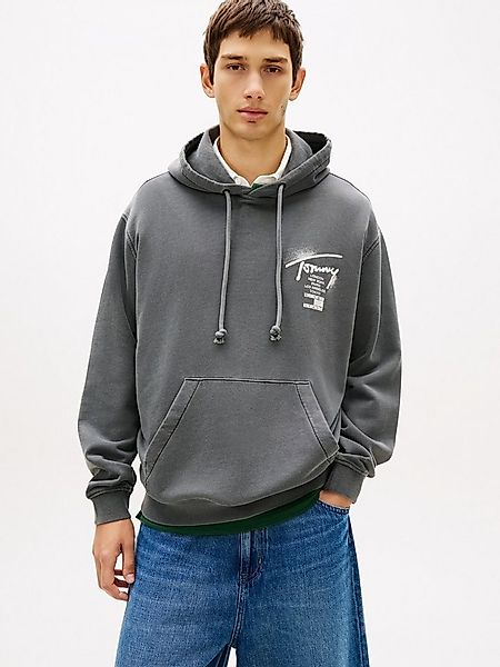 Tommy Jeans Kapuzensweatshirt TJM RELAXED NEON SIGN Relaxed fit mit Kapuze günstig online kaufen