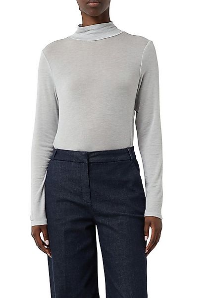 comma Langarmshirt mit Wollanteil günstig online kaufen