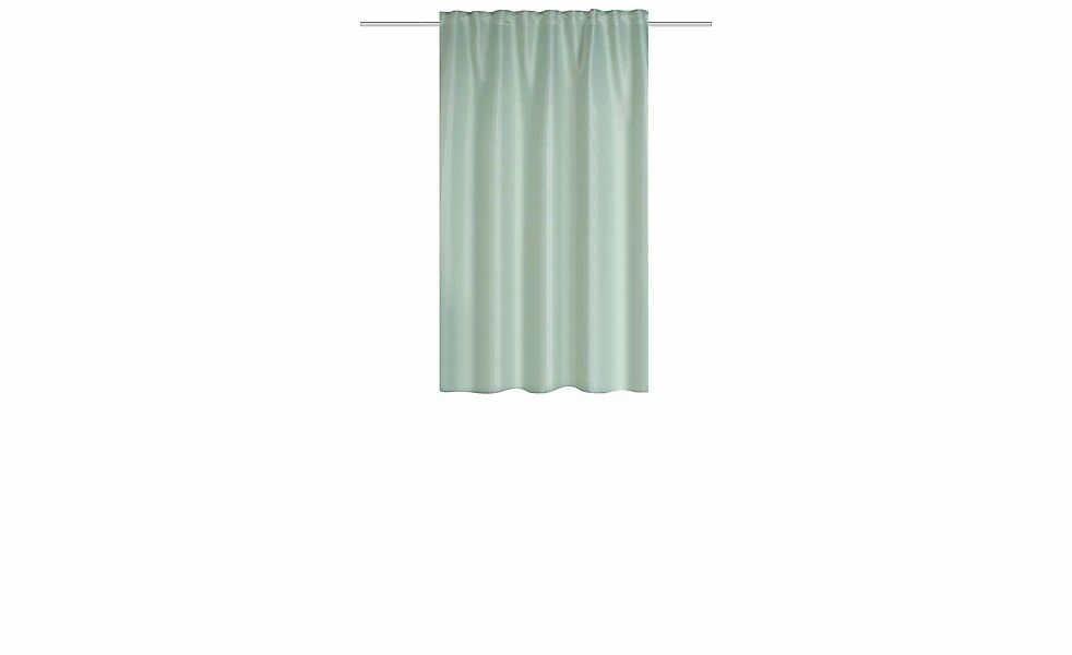 HOMEbasics Verdunklungsschal   ¦ grün ¦ Maße (cm): B: 135 H: 145 Gardinen & günstig online kaufen