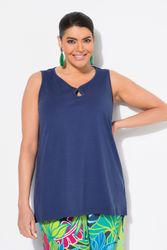 Ulla Popken Longtop Top Cut-Out A-Linie günstig online kaufen