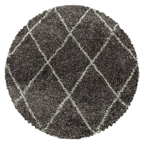 Ayyildiz Teppiche Hochflor-Teppich »ALVOR 3401«, rund, 50 mm Höhe, Shaggy, günstig online kaufen