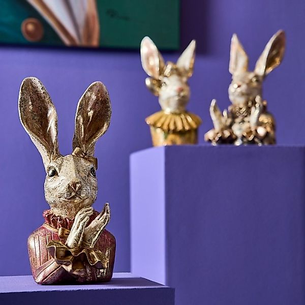 Osterdekoration Hasenbüste – Polyresin Figur Hannilein günstig online kaufen