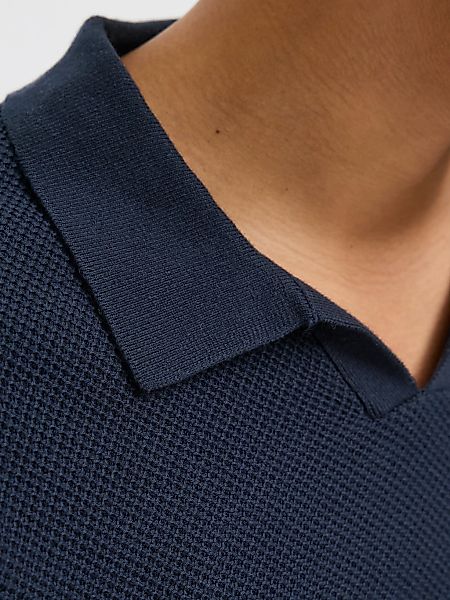 Jack & Jones Rundhalspullover JPRCCEASTON KNIT SPLIT NECK SS SN günstig online kaufen