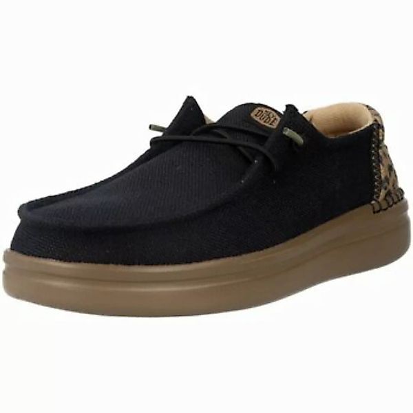 HEYDUDE  Damenschuhe Schnuerschuhe Wendy Rise Leo Black 40204-001 günstig online kaufen