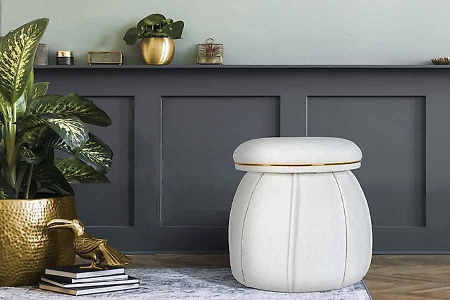 Kayoom Sitzhocker »Hocker Corin,extravagante Form,stilvolle Farben,elegant günstig online kaufen