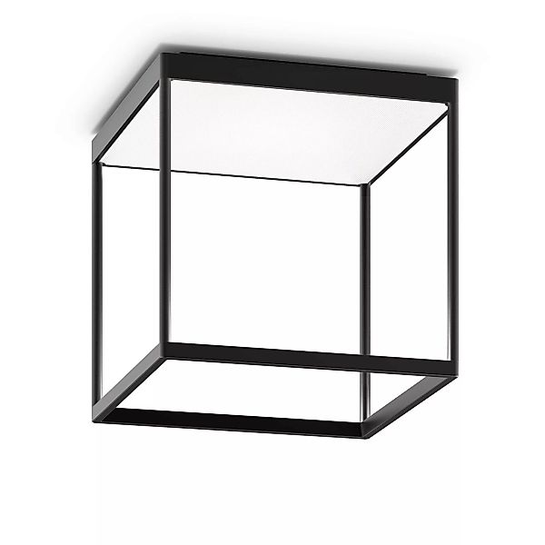 Serien - Reflex² 300 M LED Deckenleuchte - schwarz/Strukturglas weiß/BxHxT günstig online kaufen