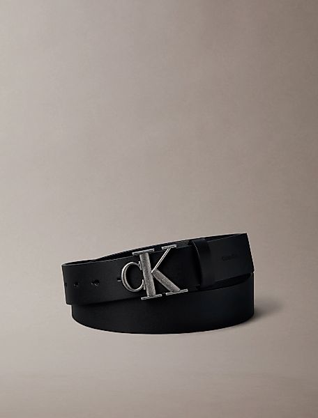 Calvin Klein Ledergürtel "CK BUCKLE SMOOTH 35MM" Größenverstellbar mit Meta günstig online kaufen