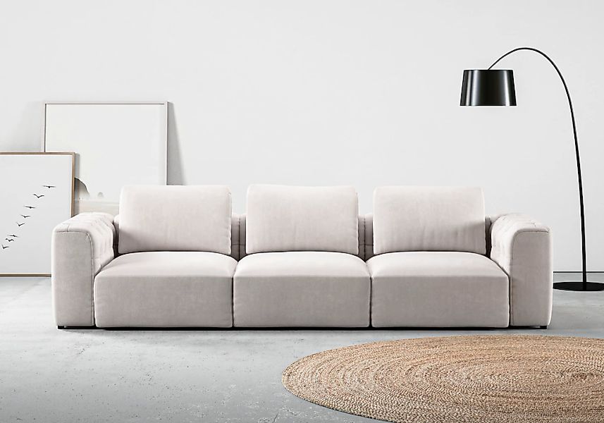 Home affaire 3-Sitzer "Cushid" Modulsofa, bestehend aus 3 Teilen, Breite 30 günstig online kaufen