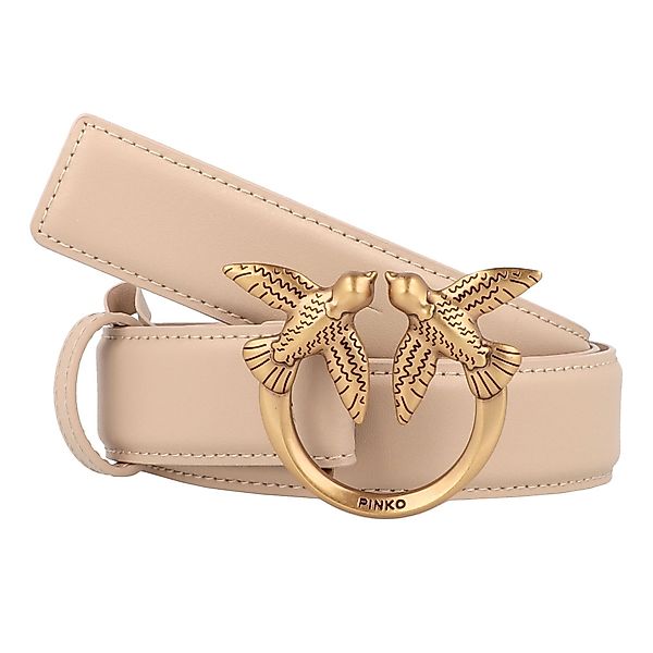 PINKO Ledergürtel Love Berry Koppelverschluss günstig online kaufen