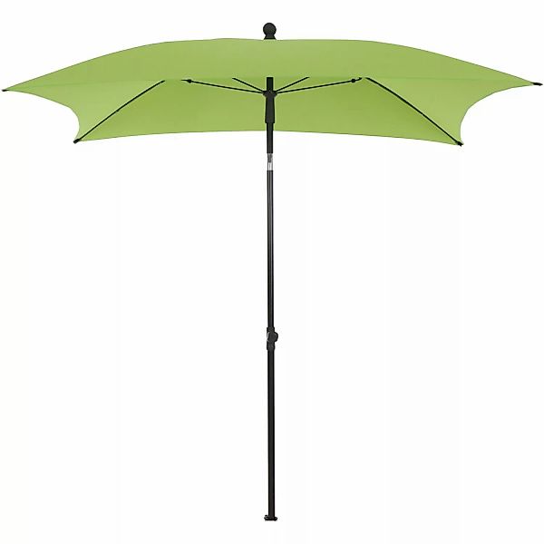 Siena Garden Marktschirm 180 cmx 180 cm Grün mit Knickfunktion günstig online kaufen