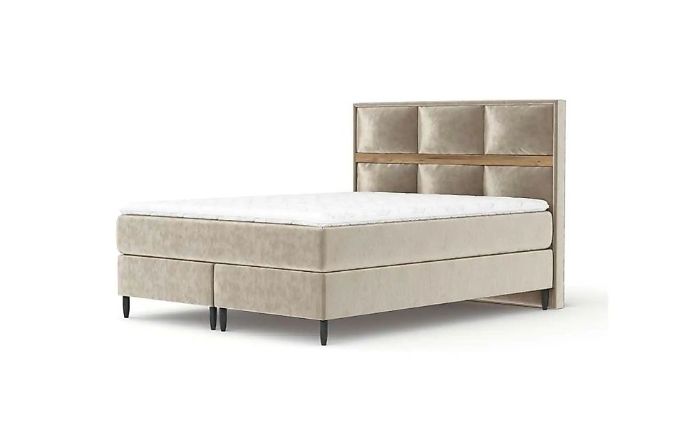 Boxspringbett   ¦ beige ¦ Maße (cm): B: 165 H: 123 Betten > Komfortbetten - günstig online kaufen
