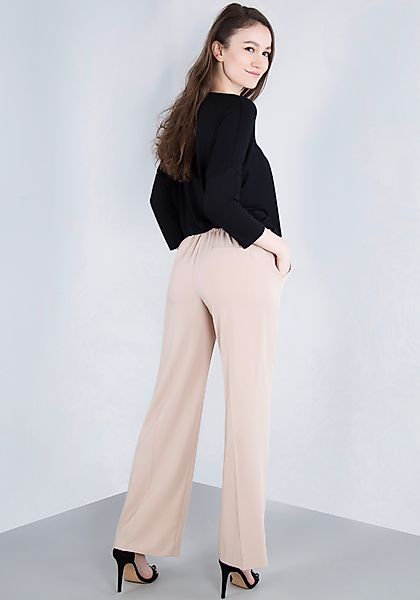 IMPERIAL Bundfaltenhose in fließender Form mit günstig online kaufen