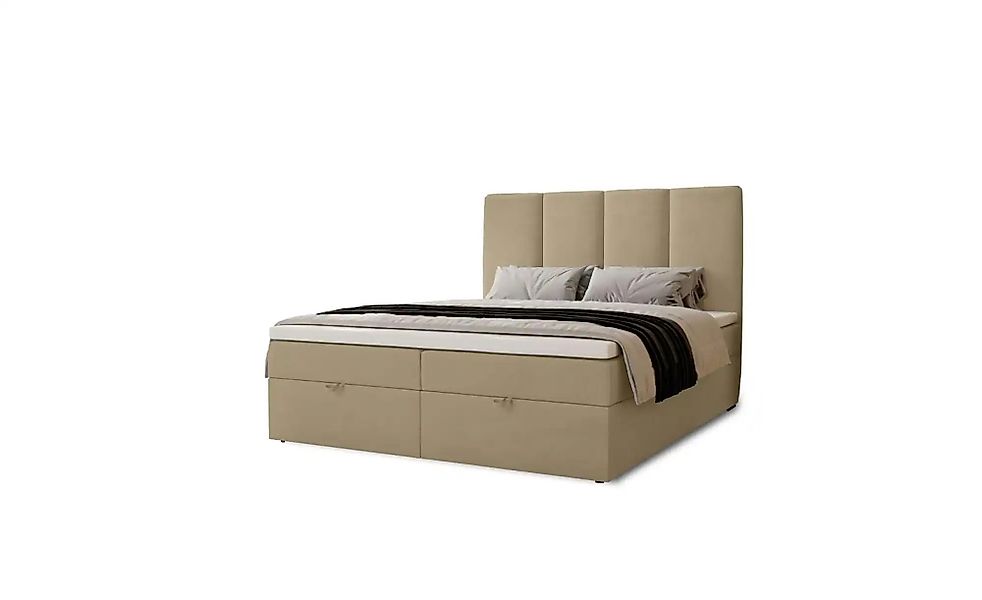 Boxbett mit Stauraum  Macclesfield ¦ beige ¦ Maße (cm): B: 161 H: 110 Bette günstig online kaufen