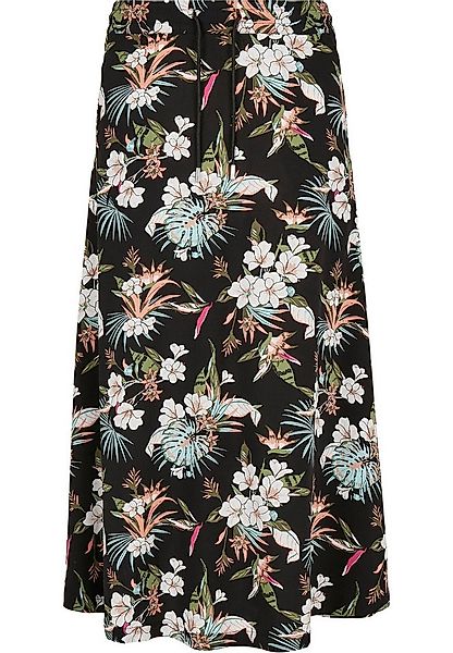 URBAN CLASSICS Jerseyrock Urban Classics Damen Ladies Viscose Midi Skirt (1 günstig online kaufen