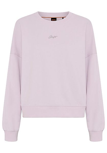 BOSS ORANGE Sweater Ever Premium Damenmode mit Logostickerei, aus Baumwolle günstig online kaufen