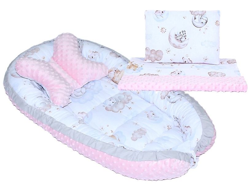 Primawela Bettnestchen Baby MINKY Nestchen Kokon Kuschelnest Kissen Decke S günstig online kaufen