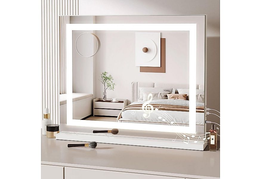 Dripex Schminkspiegel Hollywood Make-up Spiegel mit 3 Farblichtmodi USB Ans günstig online kaufen