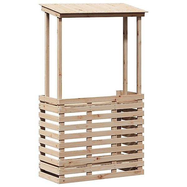 vidaXL Gartentisch Gartenbar mit Dach 112,5x57x195,5 günstig online kaufen