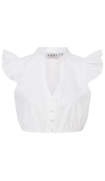 Nübler Dirndlbluse Dirndlbluse Valeria Kurzarm in günstig online kaufen