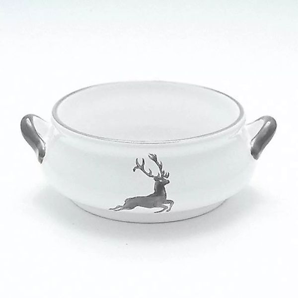 Gmundner Keramik Grauer Hirsch Suppenschale 0,37 L / h: 5,9 cm günstig online kaufen