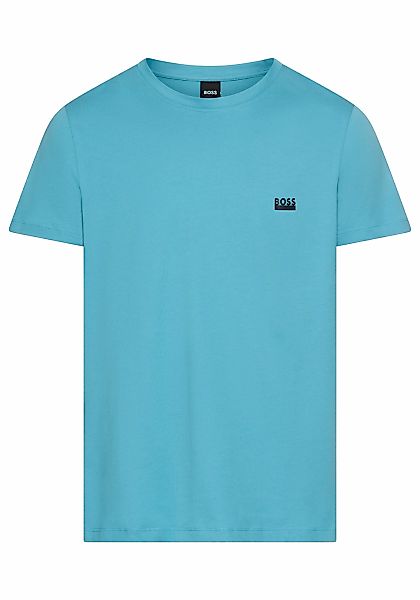 BOSS T-Shirt, Rundhals, Jersey, kleines Logo, regular fit günstig online kaufen